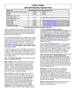 luther college payment plan.